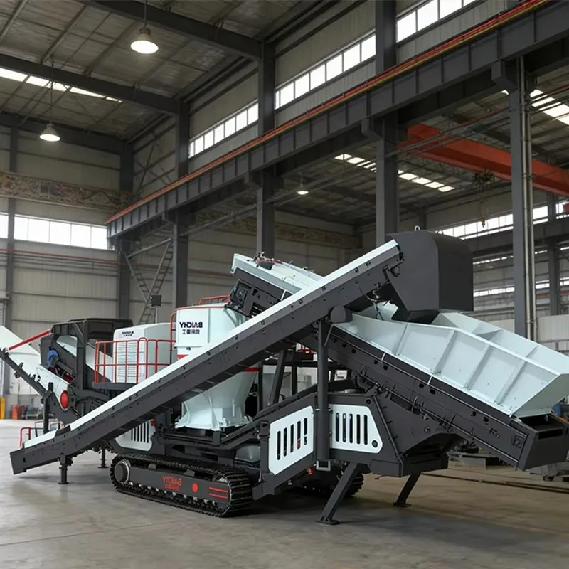 Mobile Crawler Cone Crusher 250kw PLC Controlled High Productivity 150-350tph for Mining with Motor & Gear Components