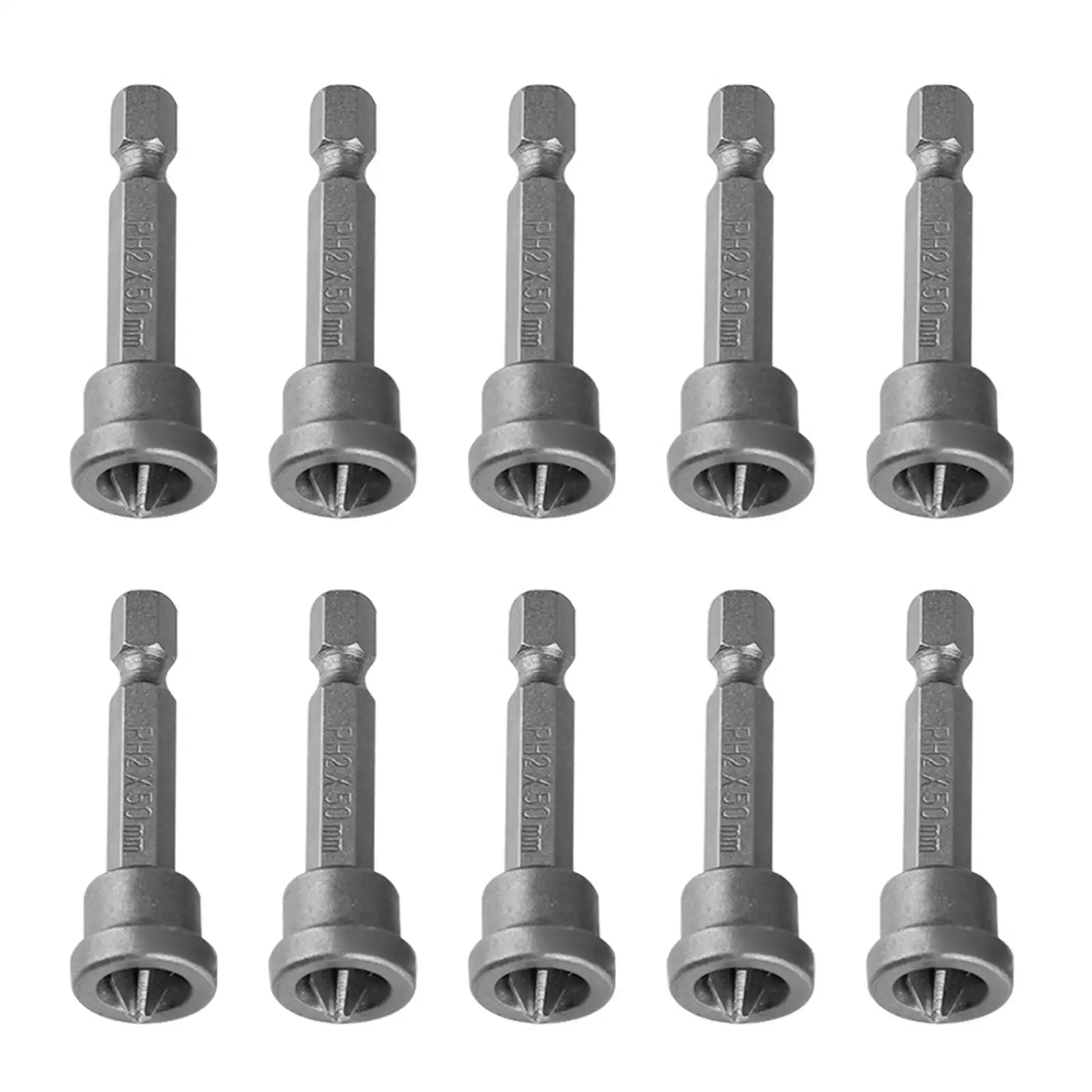 

Набор магнитных отверток с шестигранным хвостовиком PH2, 50 мм, для установки гипсокартона и гипсокартона