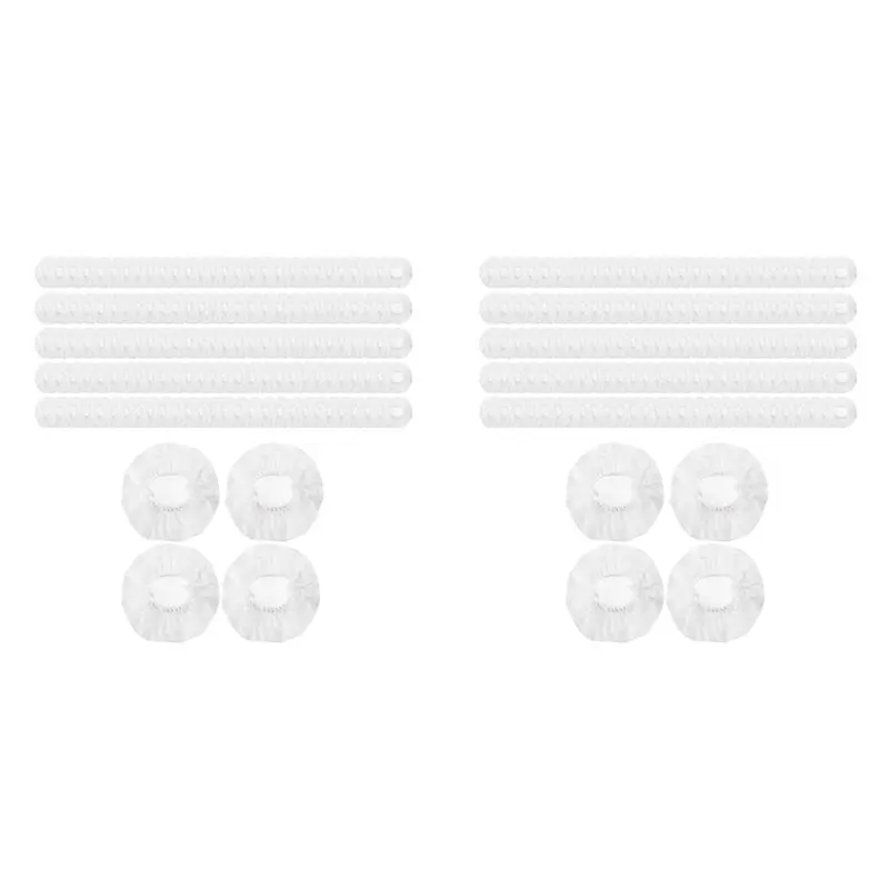 

400 штук одноразовых чехлов для наушников, гигиенические нетканые накладки на амбушюры, влагостойкие эластичные защитные чехлы для наушников