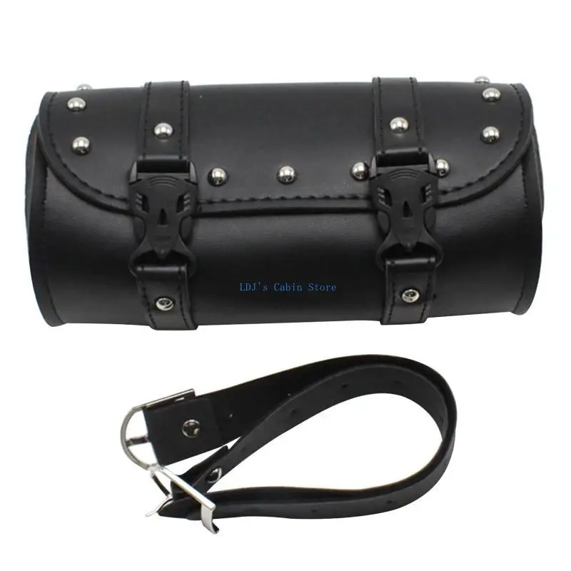 

XXFC PU Leather Handlebar Tool Universal Motorcycle Fork Saddlebag Vintage