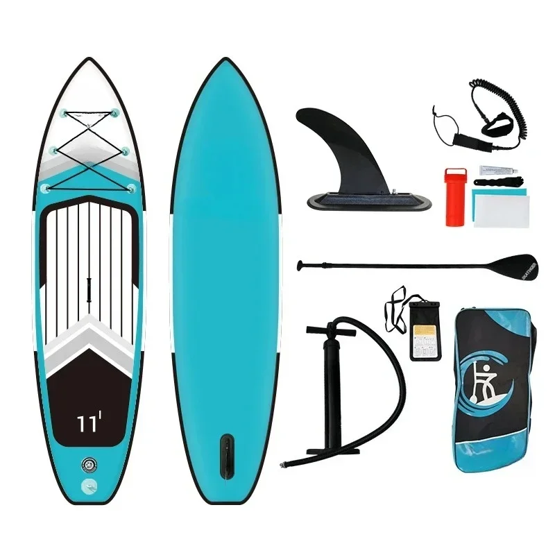 Inflatable Surfboard with Sails