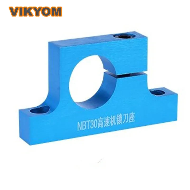 High-density Precision Aluminum NBT30 Keyless Lock Tool Seat With Strong Clamping Force And Matte Surface