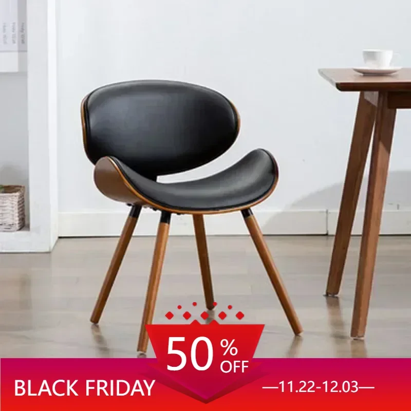 

Kitchen Chair European Modern Simple Luxury Chair Back Space Saving Practical Solid Wood Dining Nordic Furniture dining chairs