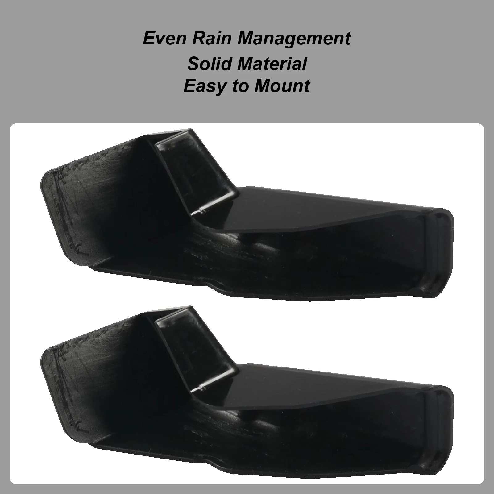 

2pcs RV Roof Water Channel RV Gutter Spouts Mini Gutters for Gazebo RV Roof Drip Edge Gutter Extender Guides Rainwater Away