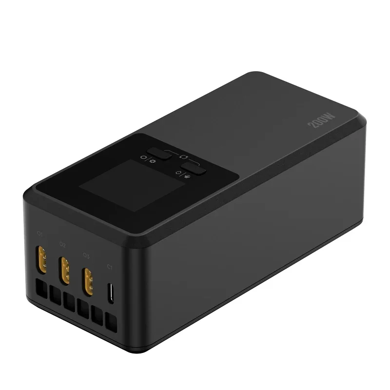 JHDDJI Matrice 4T/4E Battery Charger 200W Butler Three-Channel Smart Charger Can Charge 3 Batteries at the Same Time