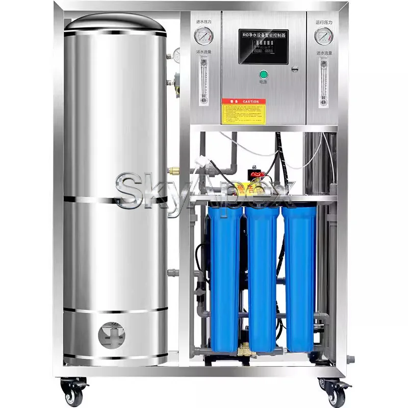 

Factory Water Treatment Reverse Osmosis Water Purification Equipment Filtration Deionized Commercial Water Purifier Direct Drink