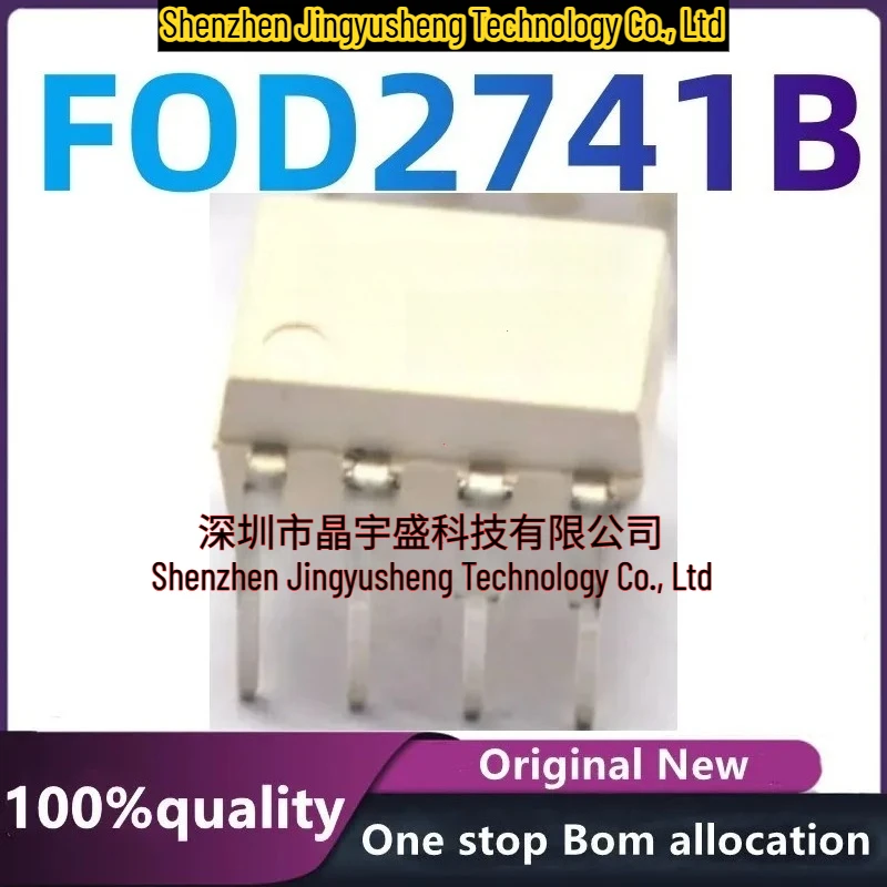 

100% New Original 10PCS 50PCS 100PCS New Original FOD2741B Optocoupler Directly Inserted DIP8 Optical Isolator Optocoupler