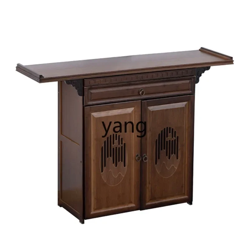 LH    Household Entrance Worship Altar Incense Burner Table Economical Buddha Cabinet Clothes Closet