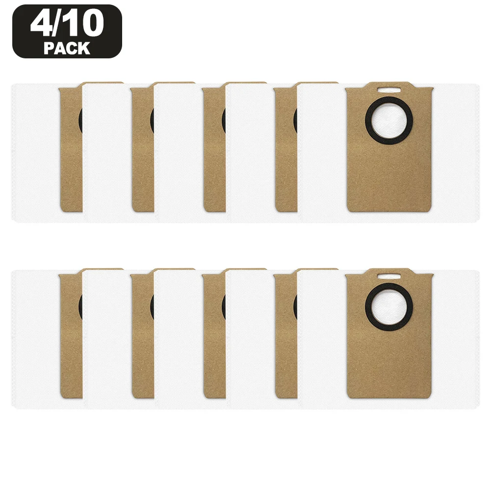 

4/10Pcs Self-emptying Bags Replacement Part For MONSGA MS1 MAX For Ultenic For T10 Lite For Liectroux M70 Pro For BPMIO B15 Plus