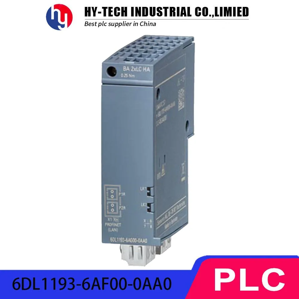 

Hy-Tech ET200SP HA PROFINET Module BA 2XLC w/ Dual LC Glass FOC Ports for Automation Networking 6DL1193-6AG00-0AA0