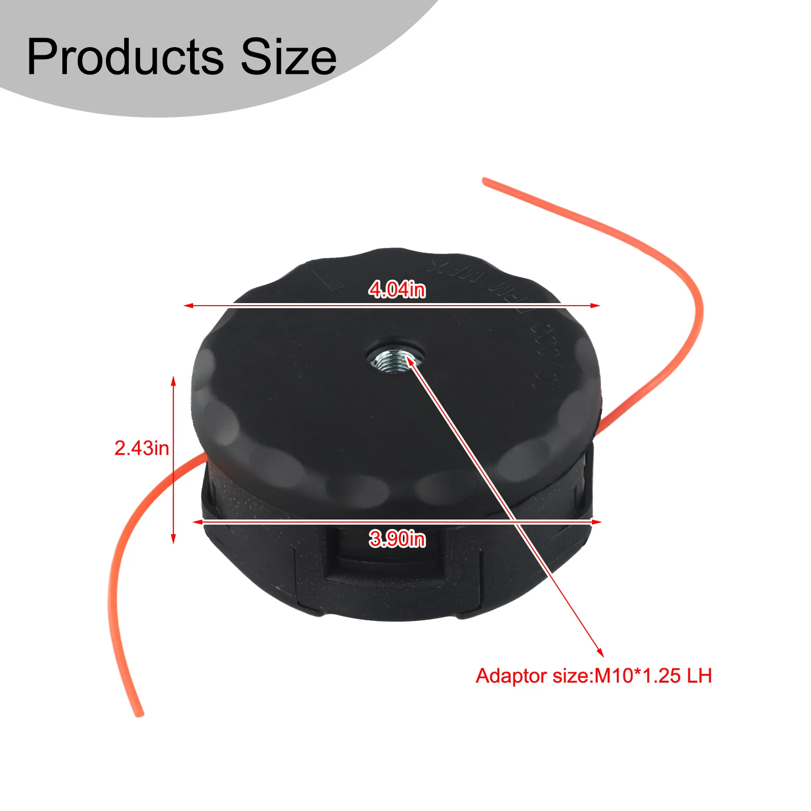 Compatible Trimmer Head for Echo SRM202 SRM225i SRM230U SRM261 SRM266 SRM280S SRM302 SRM3550 with 3 3/4 Inch Width