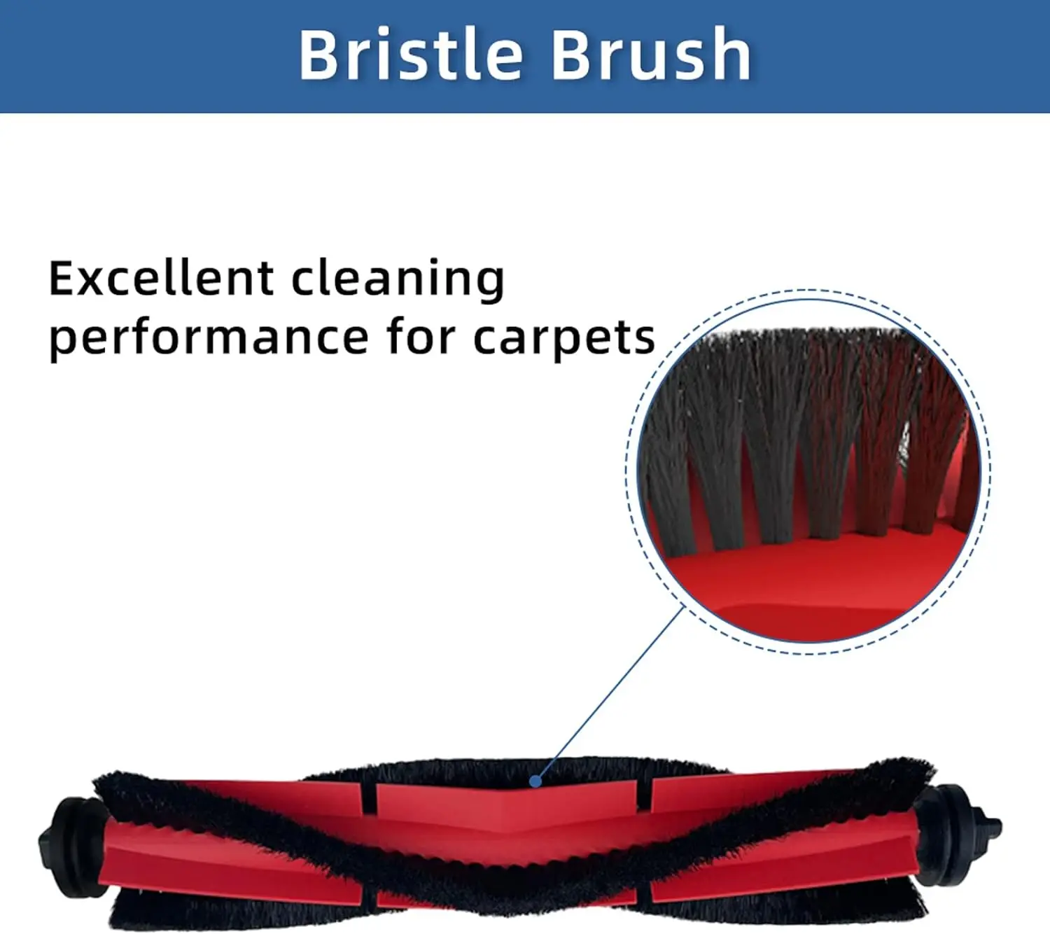 Original Roborock Roller Brush Kit Compatible with Roborock Q Revo, S7, S7 MaxV, Q5, Q7 Max Series Robot Vacuum Cleaners