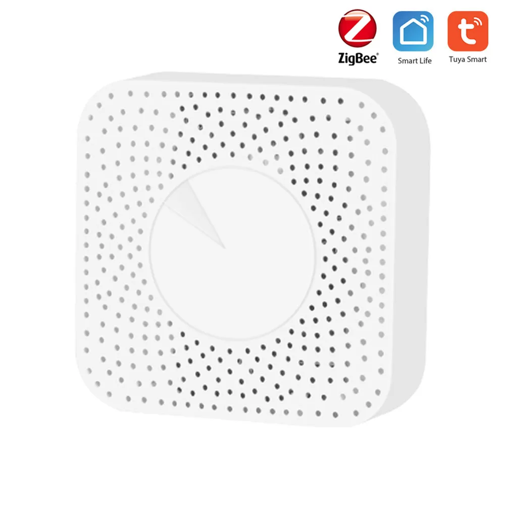 

Tuya Zigbee Intelligent Air Housekeeper 6-in-1 Air Quality Monitor PM2.5/Formaldehyde/TVOC/CO2/Temperature/Humidity Detector