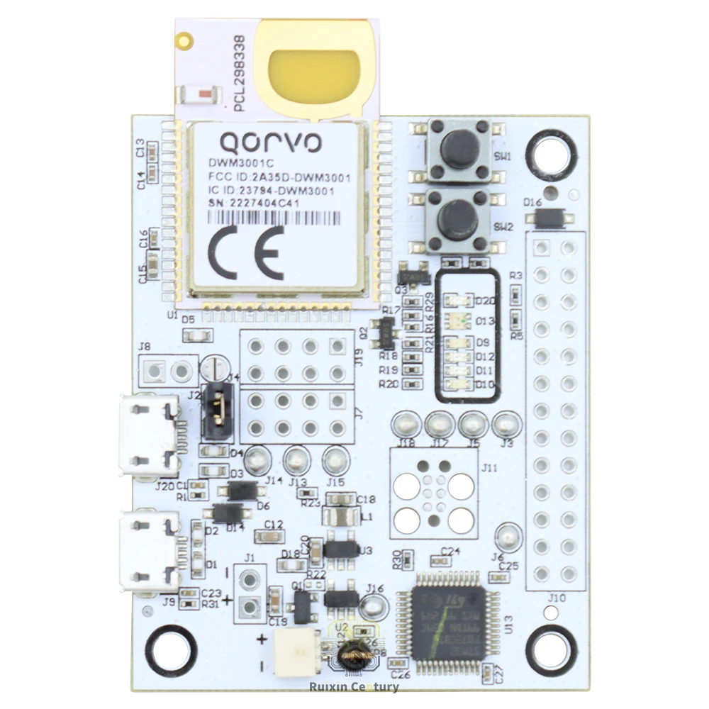 DWM3001CDK UWB Module Development Kit DWM3001C Evaluation Board DW3110 IC 6.5/8GHz J-Link Debug Raspberry Pi Header Genuine