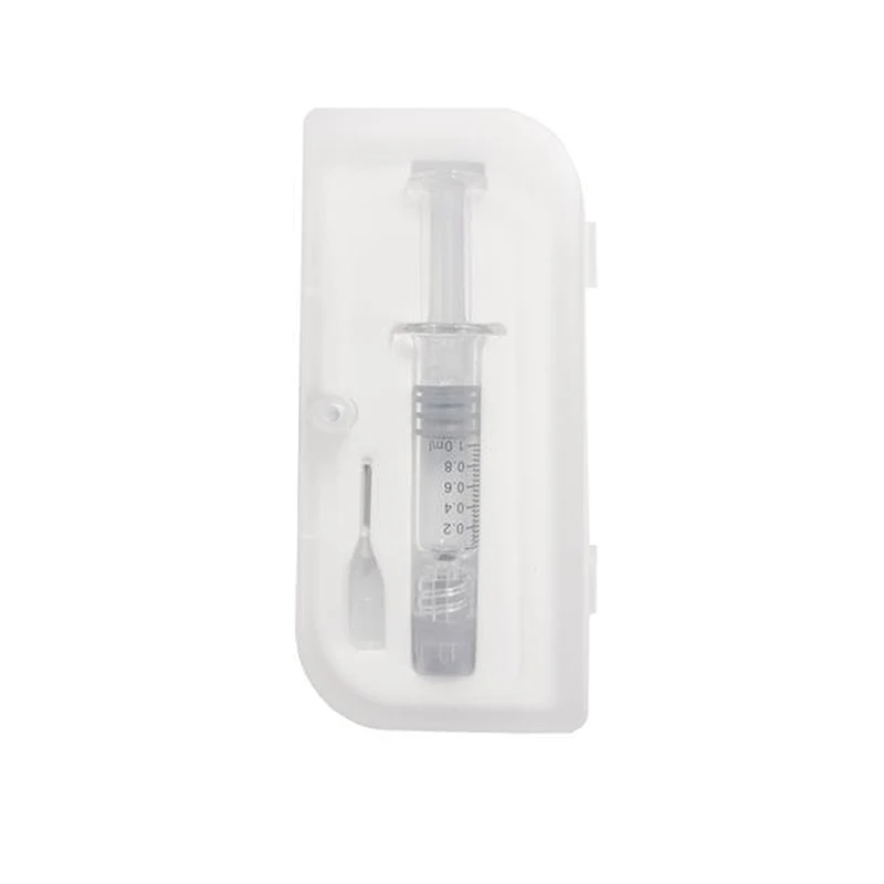 Jeringa de vidrio de borosilicato reutilizable, jeringa prerellenable, resistente al calor, 1ml, envío directo