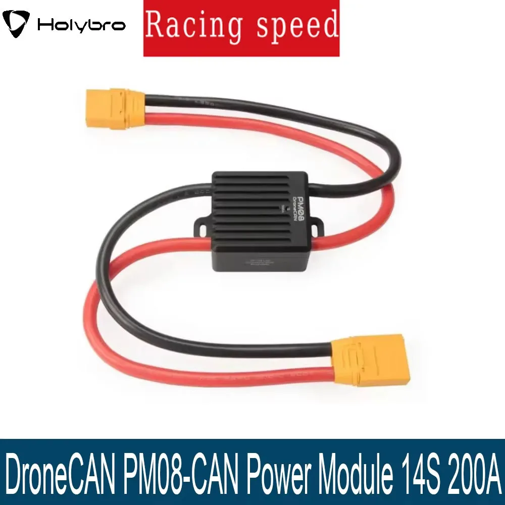 

Модуль питания Holybro DroneCAN PM08-CAN 14S 200A поддерживает 2-14S и 200A Cont для радиоуправляемой модели/самолета/квадрокоптера