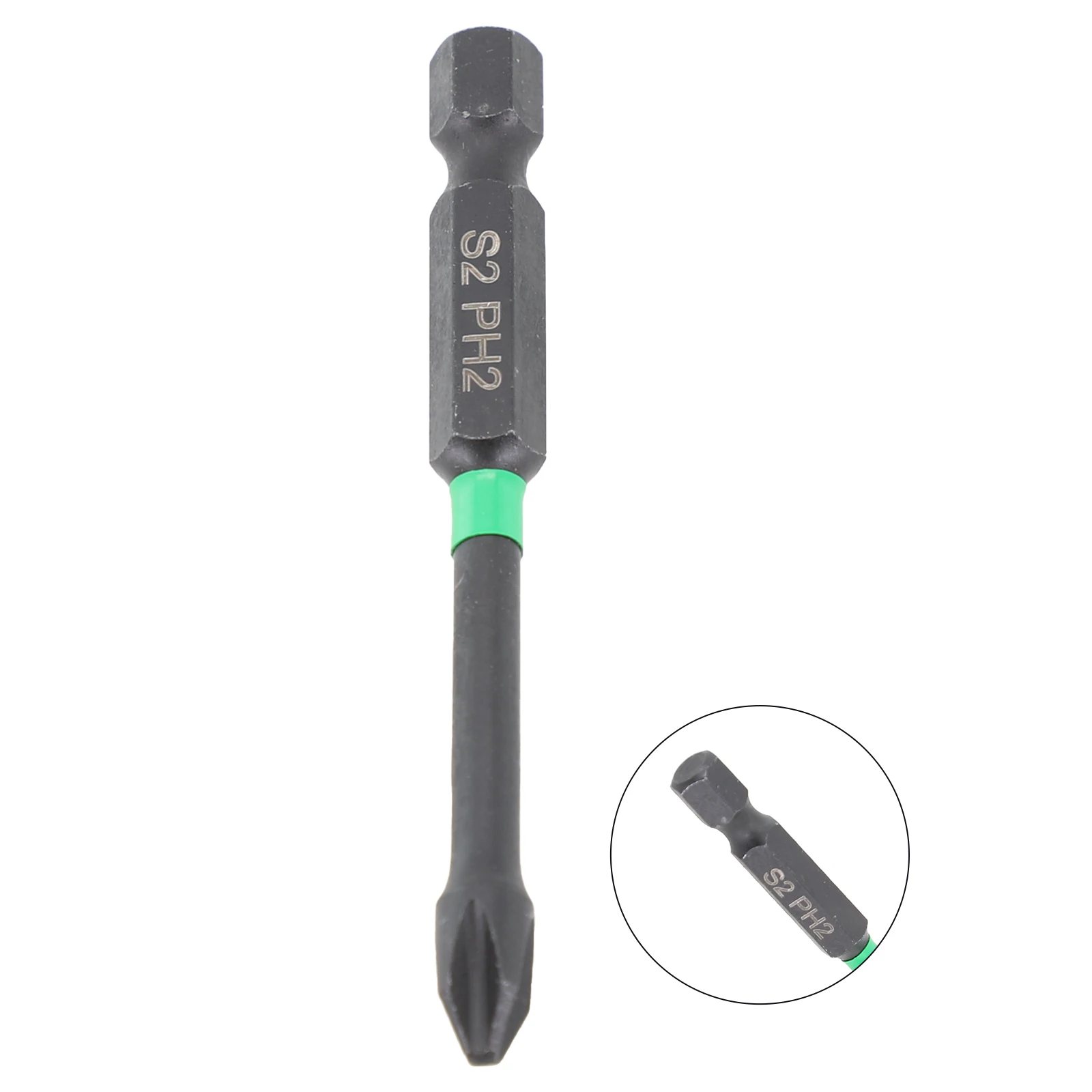 1/4In Magnetic Non-Slip Batch Head Screwdriver PH2 Cross Hex Shank Screwdriver 65mm 70mm 90mm 150mm Electric Screwdriver Set