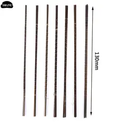 12pcs Wire Saw Blade Cutter Jewelry Metal Cutting Jig Blades Woodworking Hand Craft Tools Scroll Spiral Teeth 130MM Diamond