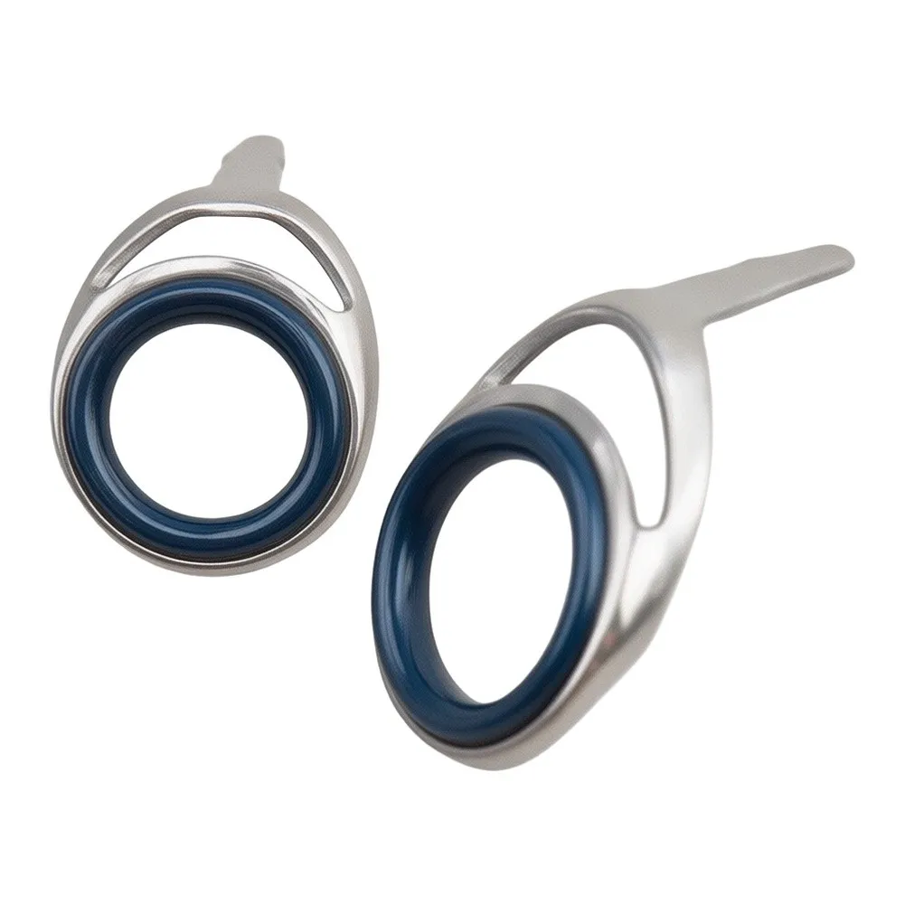 Snarl Free Fishing Guides Porcelain Ring Guide Size 5-10 K-Frame Fishing Guide Smooth Line Flow Freshwater Compatible