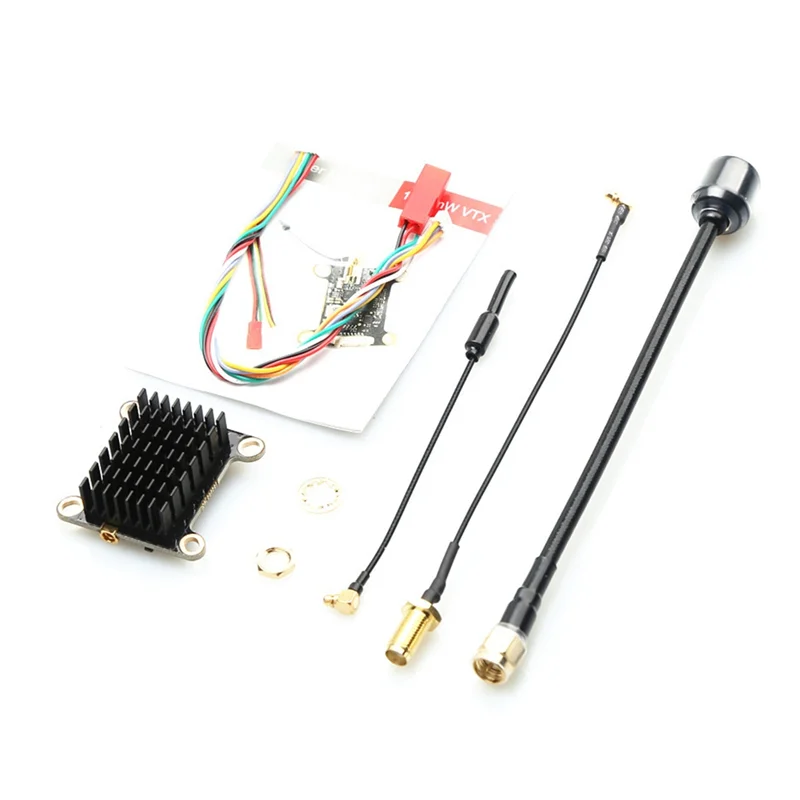 

MYMF-5.8G 1.6W VTX 48CH FPV Video Transmitter With Antenna 7-26V For FPV Long Range Racing Drone RC Part