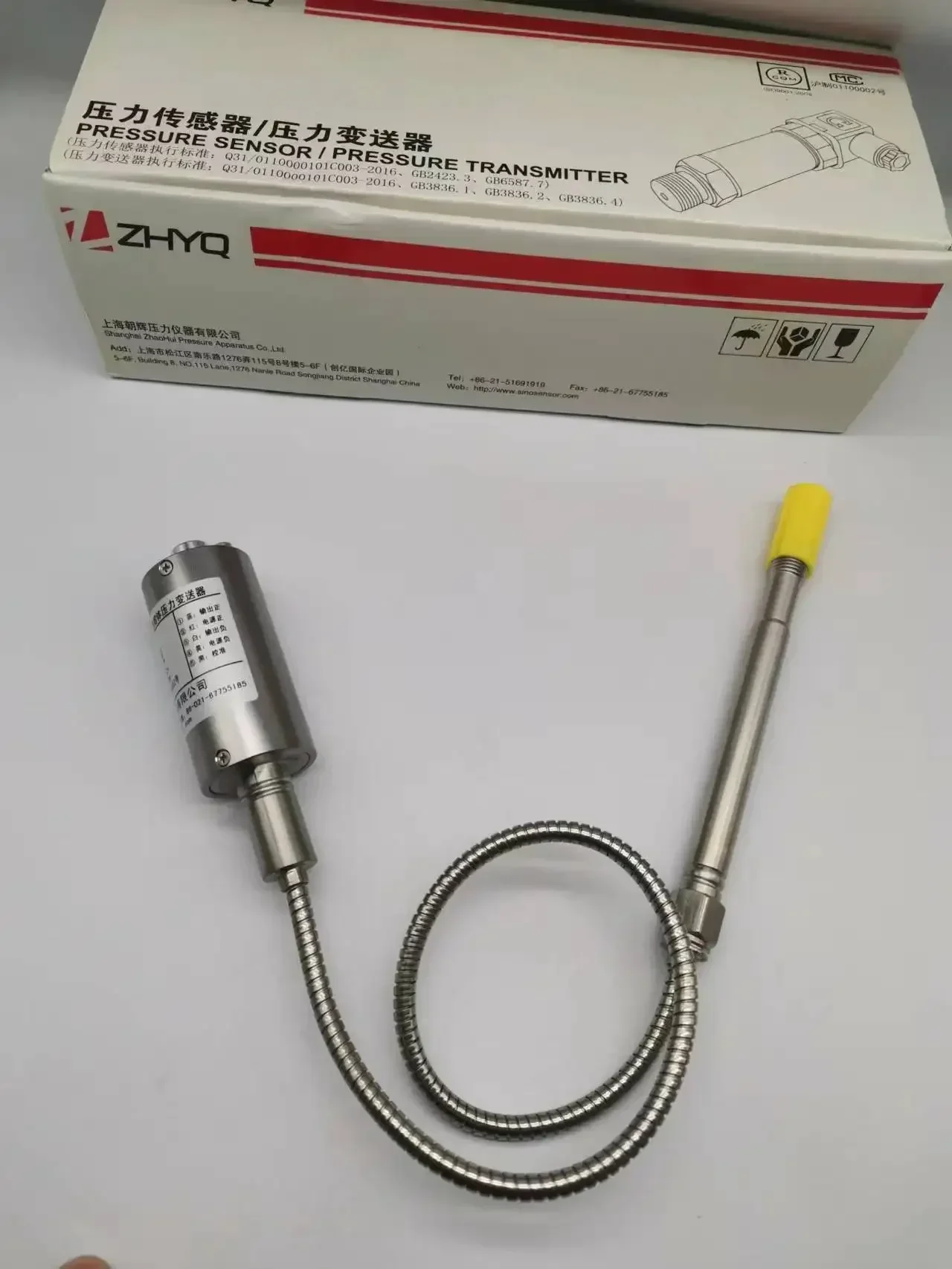 PT124B-123-35MPA-1/2-152/460 (salida: 3,3 mv/v) Sensor de presión de fusión