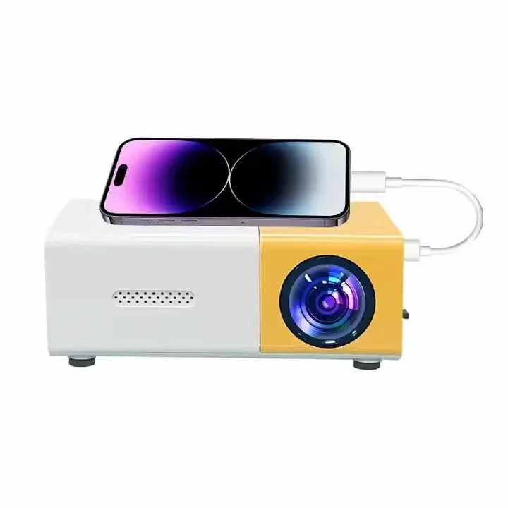 YG300 Mini Projector Home LED Portable Mini Projector HD 1080P