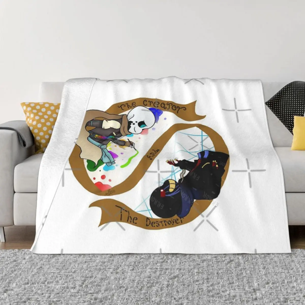 The Creator And The Destroyer Plush Blanket Quilt For Bed Blankets And Throws Throw Blanket