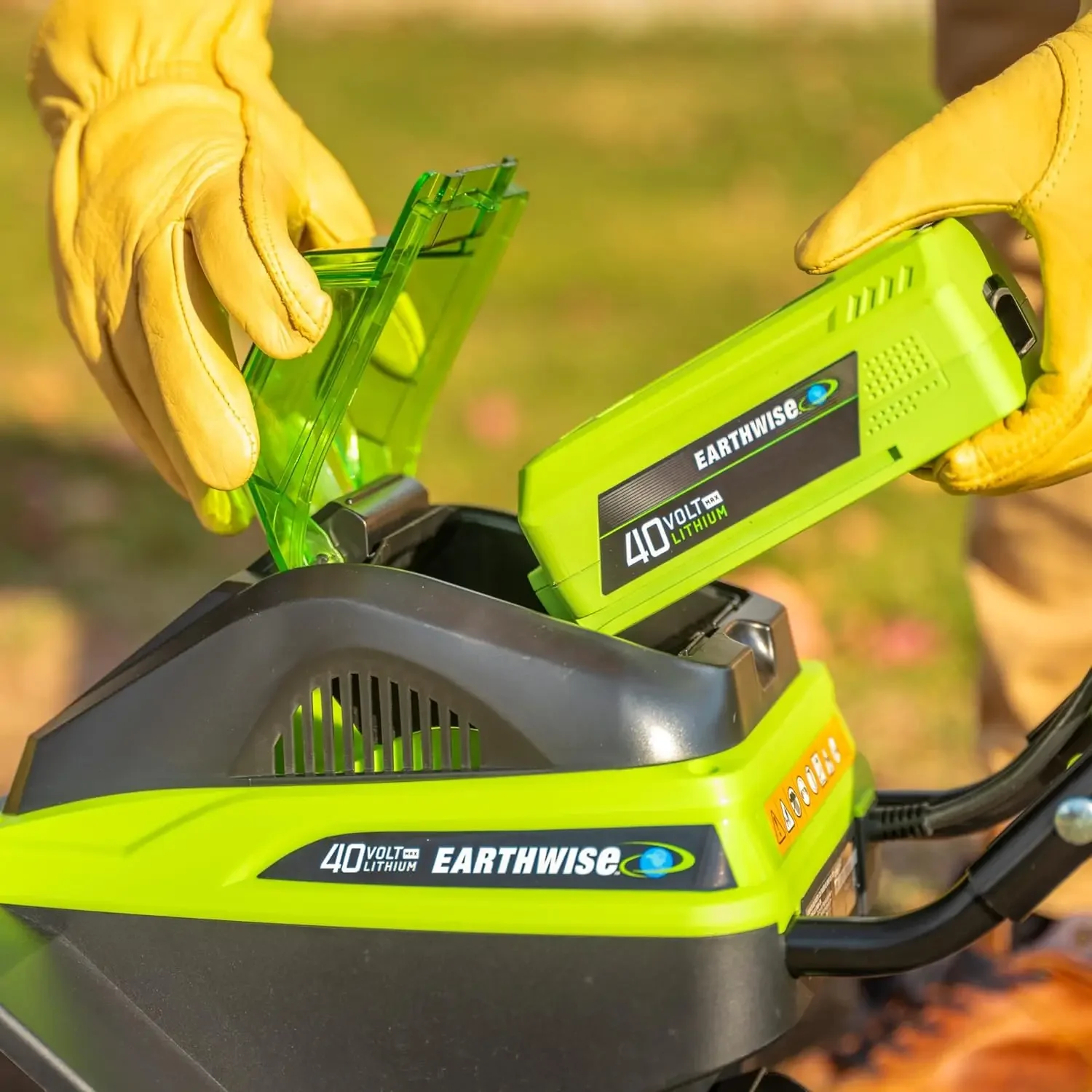 Power Tools by ALM TC70040EW 11-Inch 40-Volt Lithium-Ion Cordless Electric Tiller/Cultivator, 4Ah Battery & Charger In