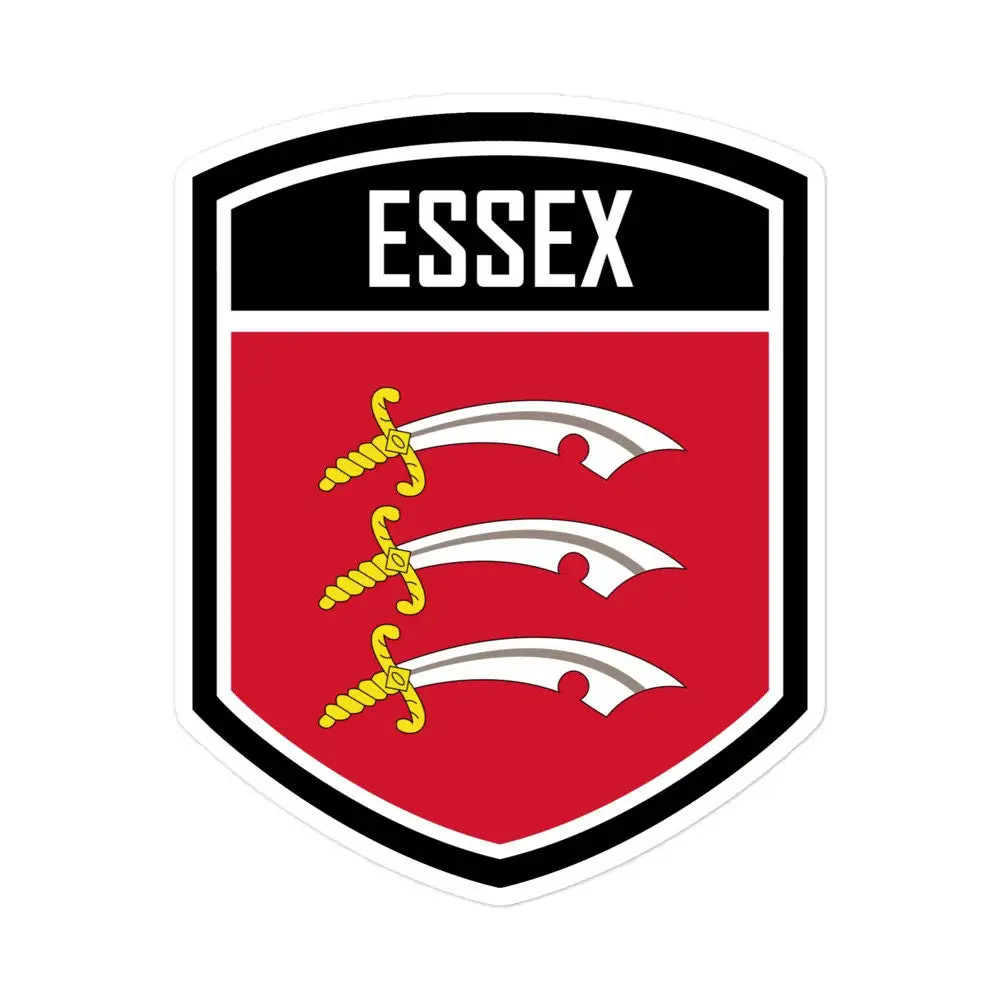 Essex County England Flag Emblem Car Sticker Waterproof Vinyl Decorative Decal For Bumper And Laptop Vehicle Decoration