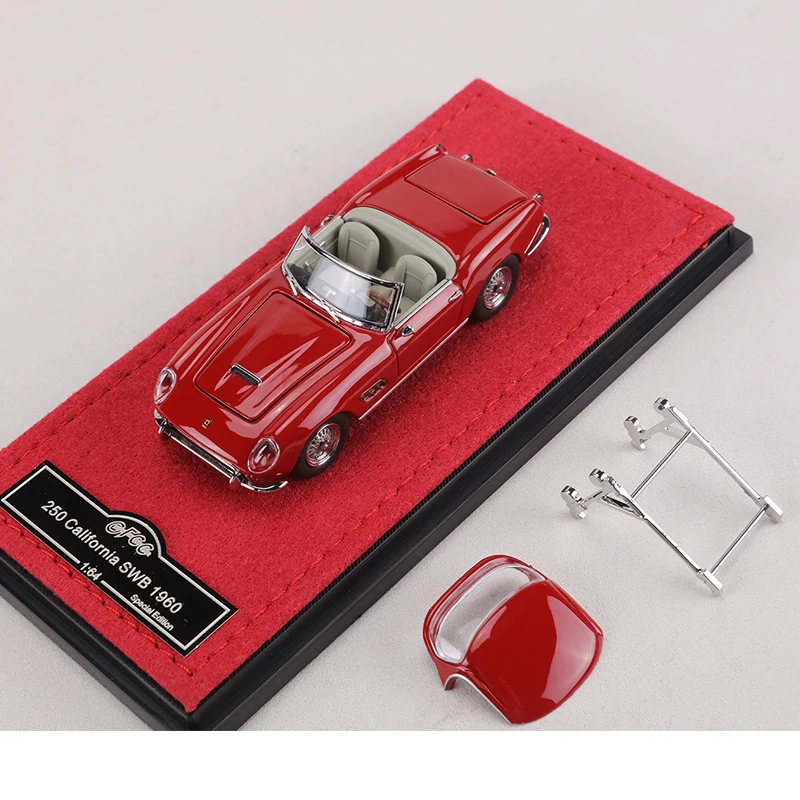 GFCC 1:64 250 California SWB 1960 Convertible Classic Roadster Alloy Model Car view 3