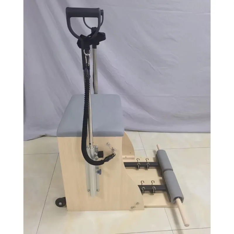 

YTYIN 2024 Wholesale | White Maple Wood Pilates Stability Combo Step Chair for Yoga Studio Equipment