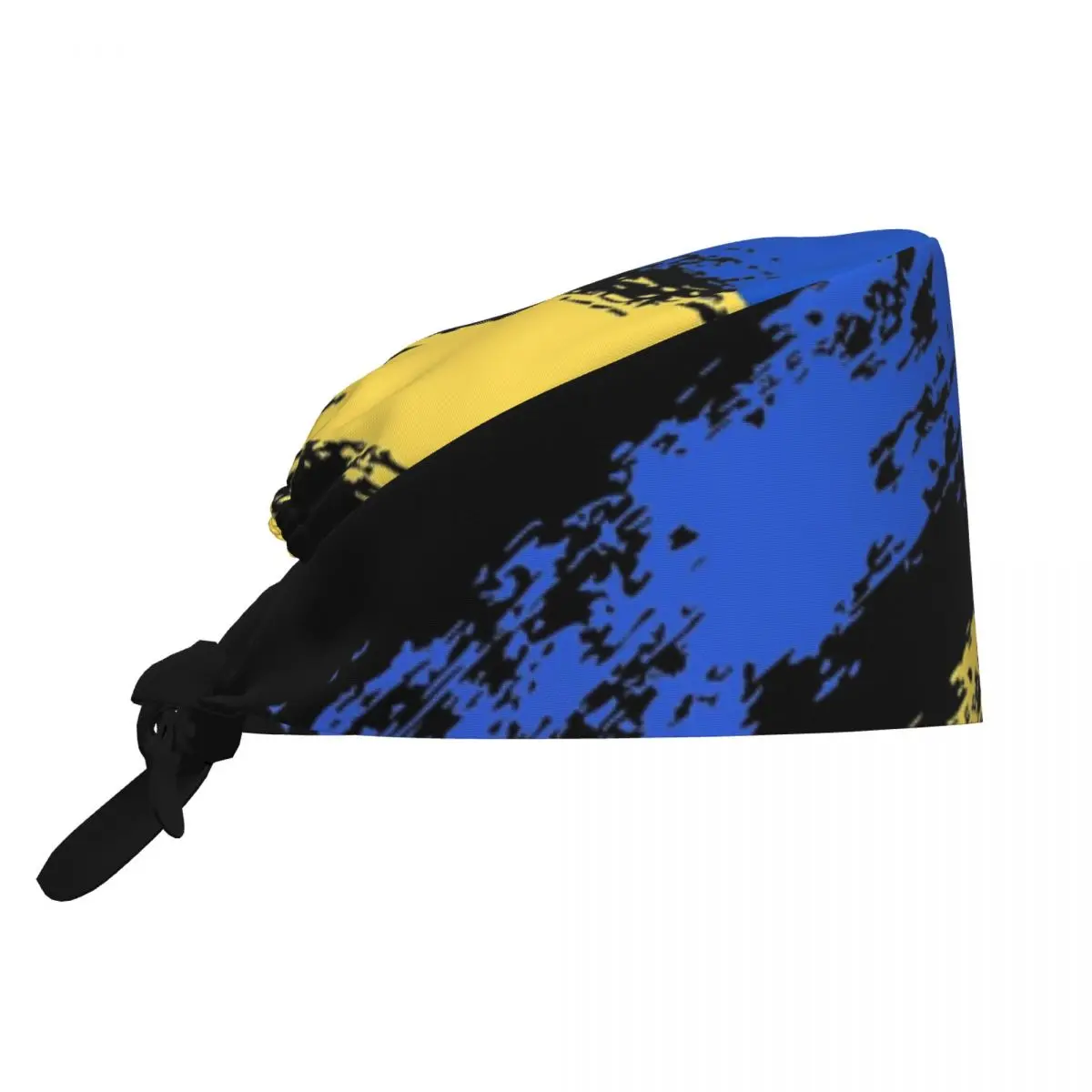 

Custom Ukrainian Flag Medical Staff Scrubs Hat Men Women Ukraine Patriotic Doctor Nursing Surgical Cap Scrub Caps