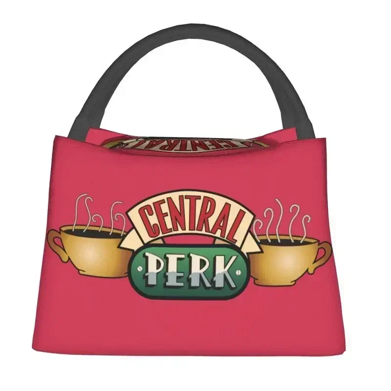 Central Perk Friends Insulated Lunch Bag for Women Portable TV Show Cooler Thermal Lunch Box Work Picnic lunch box bag