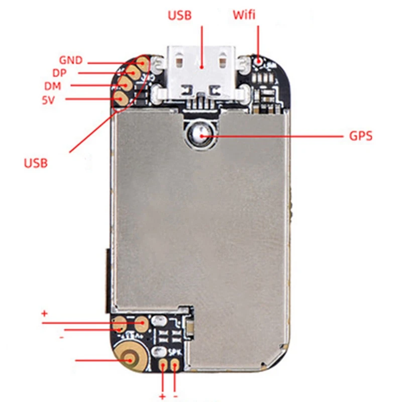 3X Super Mini Size GPS Tracker GSM AGPS Wifi LBS Locator Free Web APP Tracking Voice Recorder ZX303 PCBA Inside 87HE