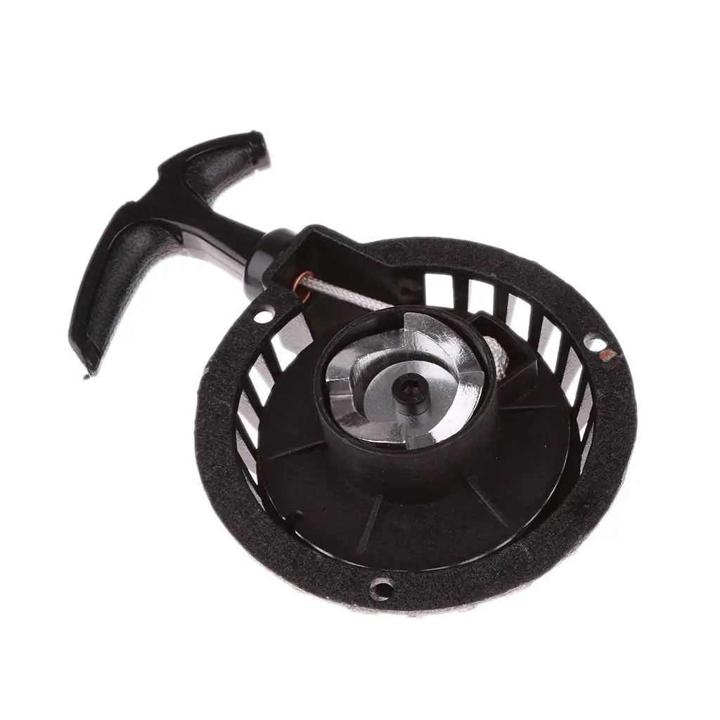 

Алюминиевый стартер с ручным стартом для мини-карманного велосипеда 47cc 49cc, черный