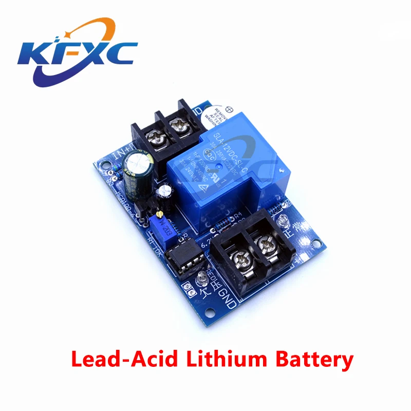 DC 12V 24V Lead-Acid Lithium Battery Discharge Controller Low Voltage Over-Discharge Protection Board with Alarmer 5-20S Delay