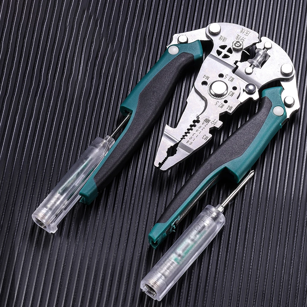 

Инструмент для зачистки проводов, инструмент для зачистки проводов 11 в 1, многофункциональный с измерением и эргономичной ручкой для ремонта электрика, ручной инструмент