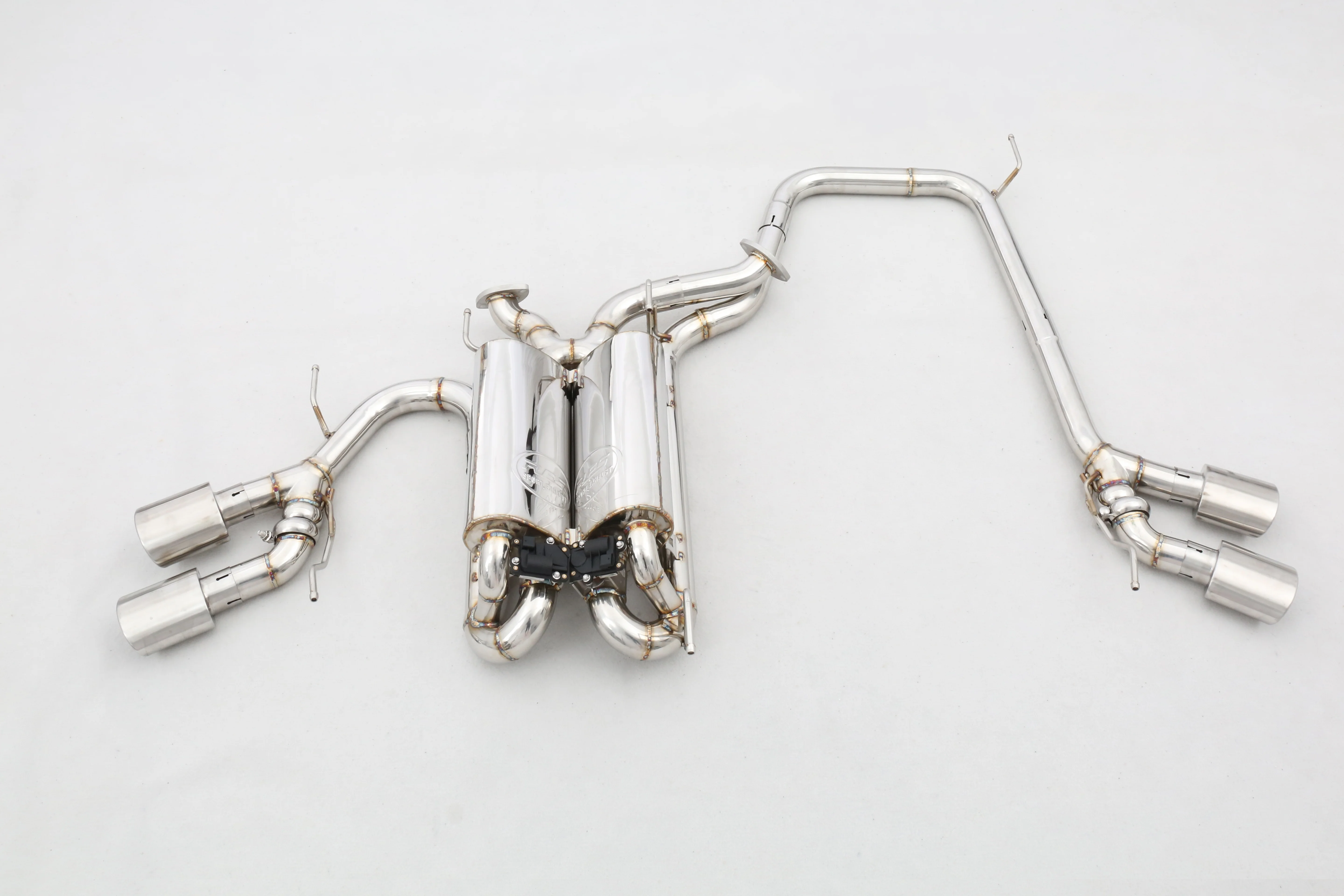 Custom 304 Stainless Steel/Titanium Valved Exhaust System Designed Specifically for LX570 5.7 3UR-FE