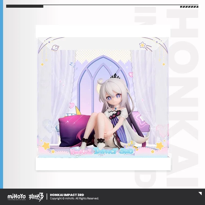 miHoYo Official Genuine Honkai Impact 3 Tiny Series Figure Display Case Cosplay Anime Game Kevin Elysia Kiana Seele Ornaments
