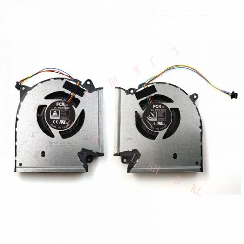 

N New ROG Strix G513QR G533Q G533Z G713QR G733QS CPU & GPU Cooling Fan 12V