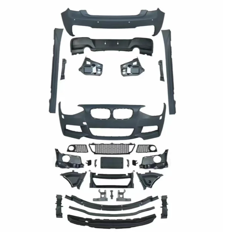 

2026 New Car Body Kit for 1 Series F20 2011-2014 Upgraded Full Body Kit Accessories Front and Rear Bumpers with Grille Kit
