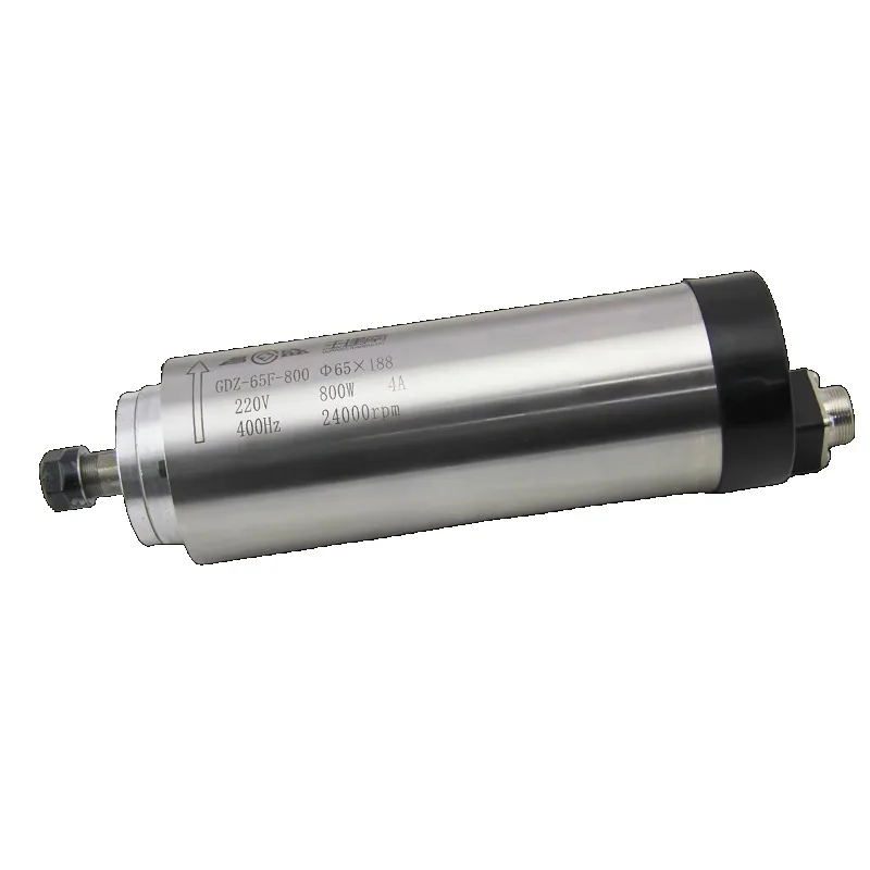 800W Spindle Motor Air Cooling High Speed Machine Tool Spindle  Good Quality with Engine and Bearing Used for Construction