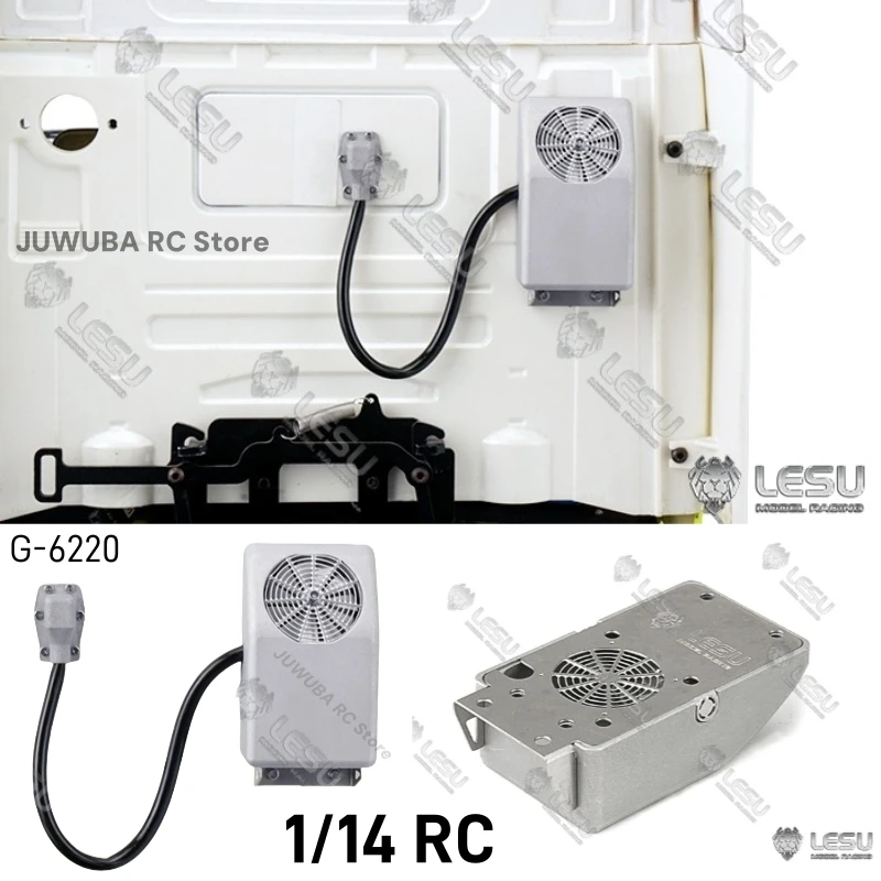 LESU 1/14 RC Toy Truck Metal External Air Conditioner Model G-6220 For Tamiya Rc 1/14 Tractor Truck Series Parts Accessories