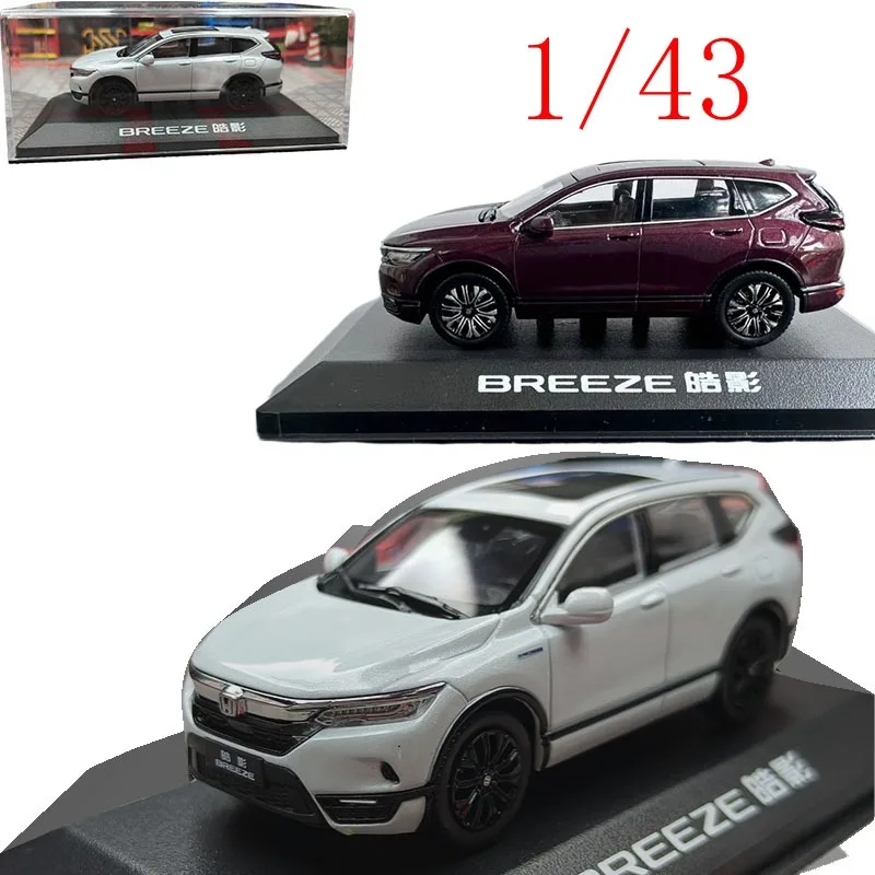 

Diecast 1/43 Scale ‌Honda BREEZE Original Factory Diecast Model with Fixed Doors Alloy Car Model Toys for Boys Gift