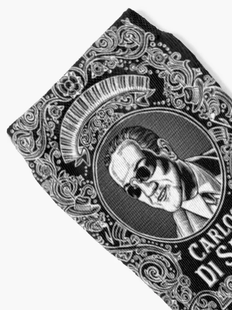 Carlos Di Sarli (white printing) Socks anti-slip Soccer Lots Socks For Women Men's