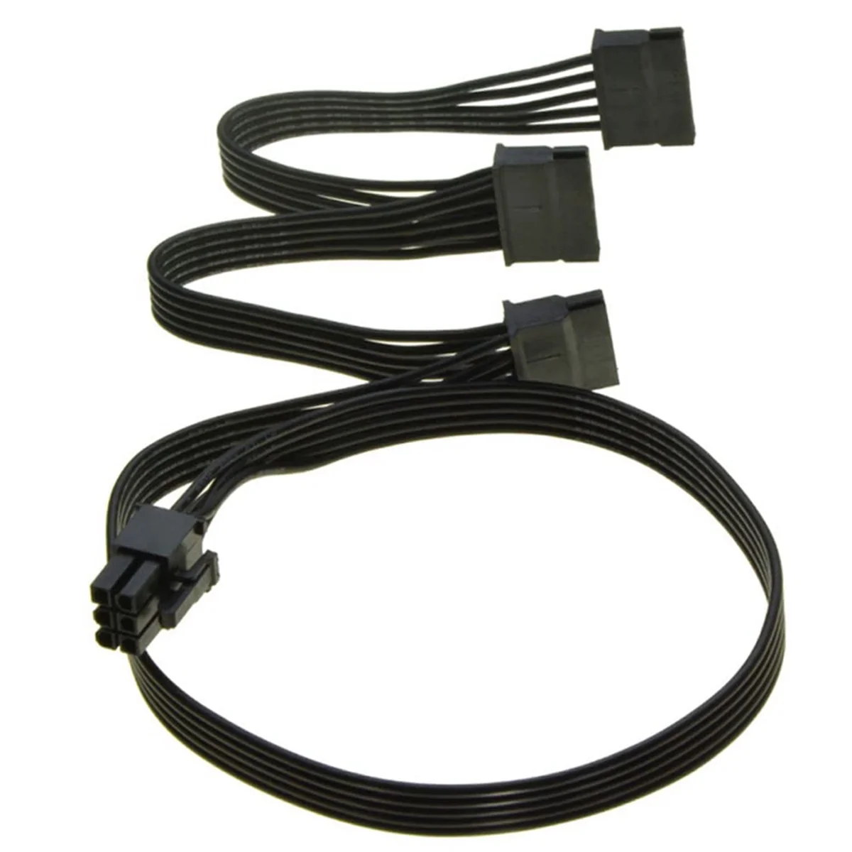 A49T PCIe 6Pin Stecker auf 3 SATA Netzteilkabel für Focus -Serie M12II Serie PRIME GX TX Serie KM3