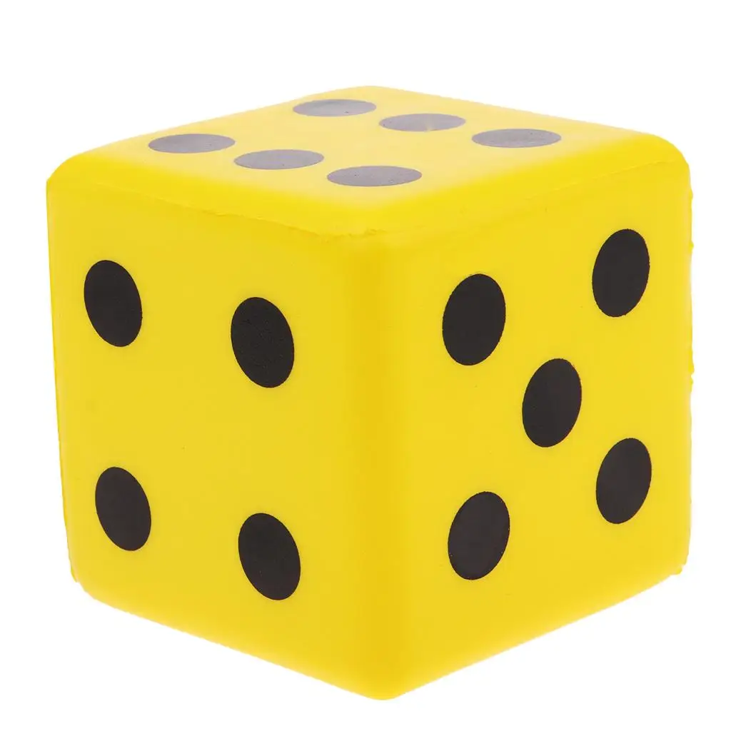 

Sponge Dice Foam Dot Dice Playing Dice Spot Dice for Math Teaching Vent Puzzle Educational Toy 8cmx8cmx8cm