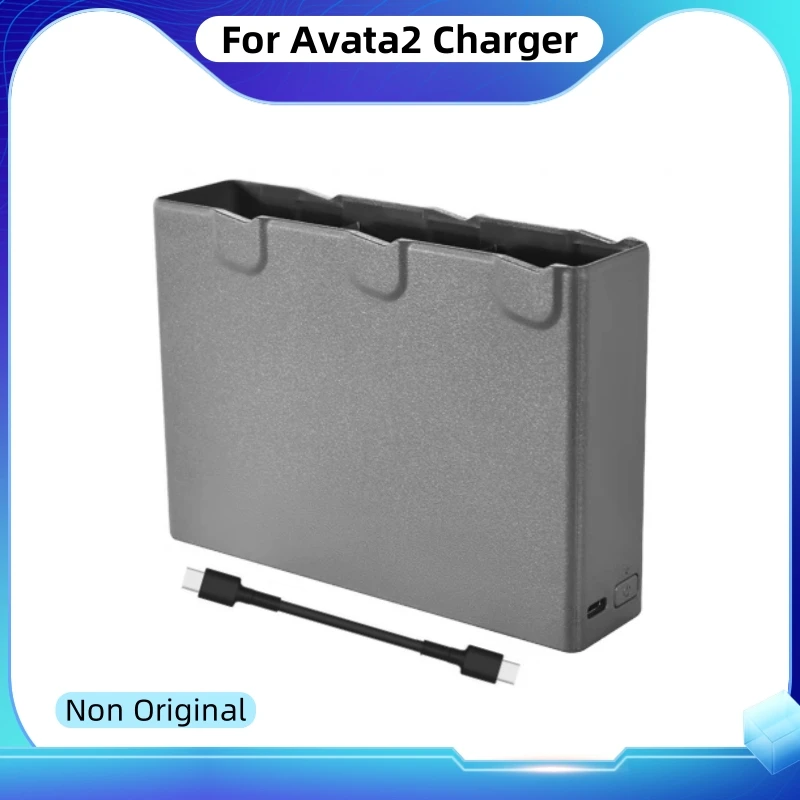 For Avata 2 Battery Charging Hub Two-Way Fast Charging Center Quickly Charge Three Batteries Compatible Avata 2 Drone Accessorie