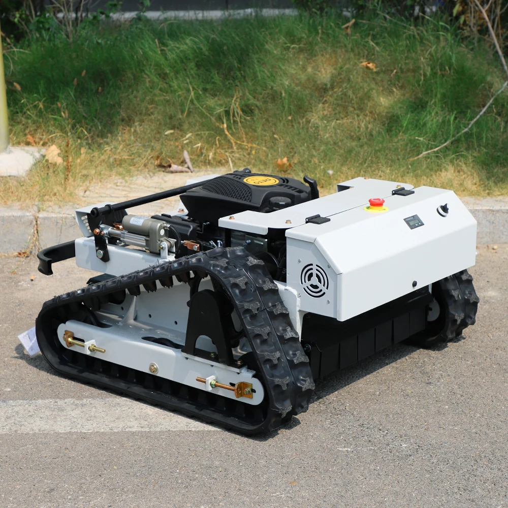 Custom Remote Controlled Lawnmower, Featuring a Twin-cylinder Engine,a Brushless DC Motor,Zero-turn Tractor; Lawns and Orchards.