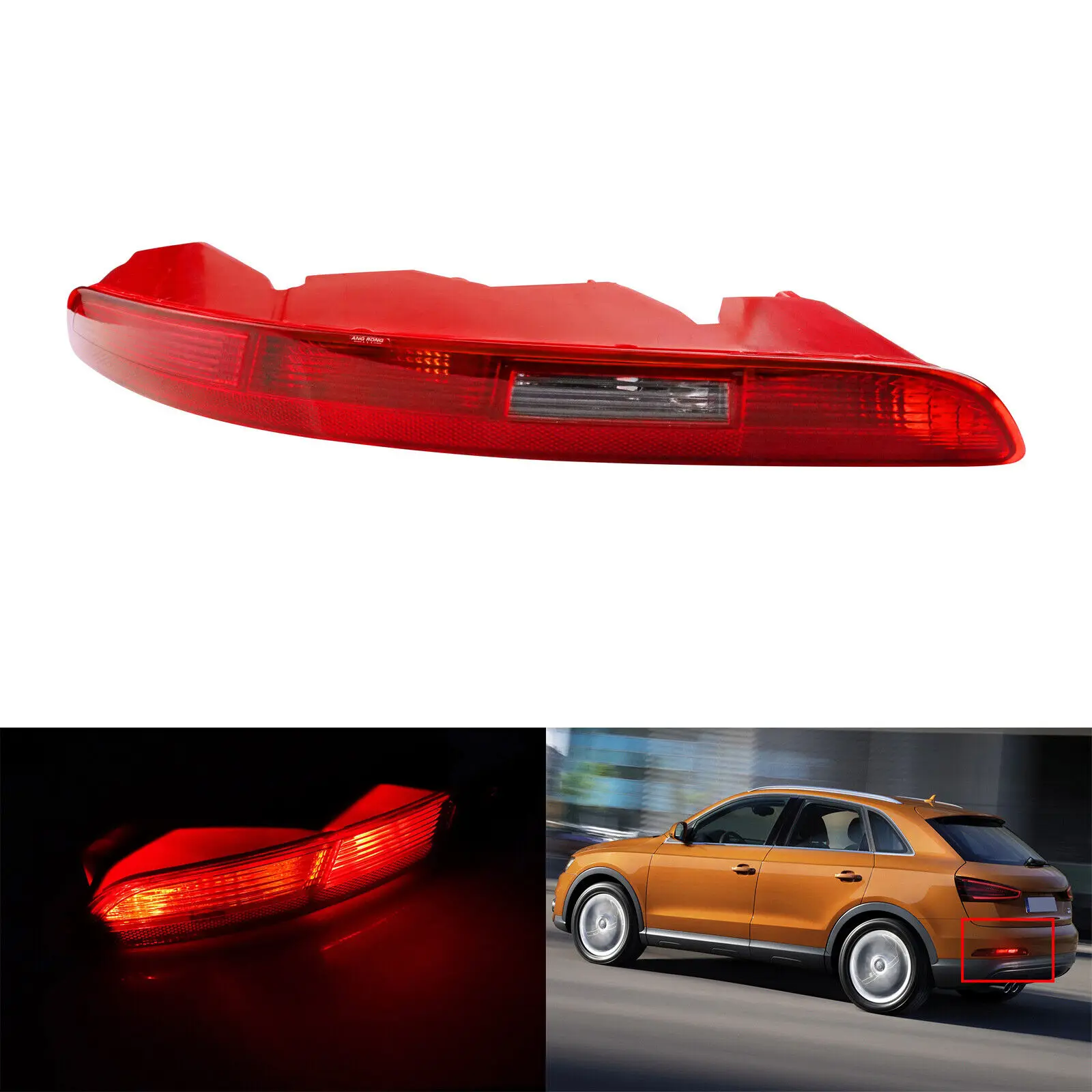 

Rear Bumper Reflector Tail Brake Stop Reverse Fog Light Left Hand Side OE 8UD945095 For Audi Q3 8UB 2011 2012 2013 2014